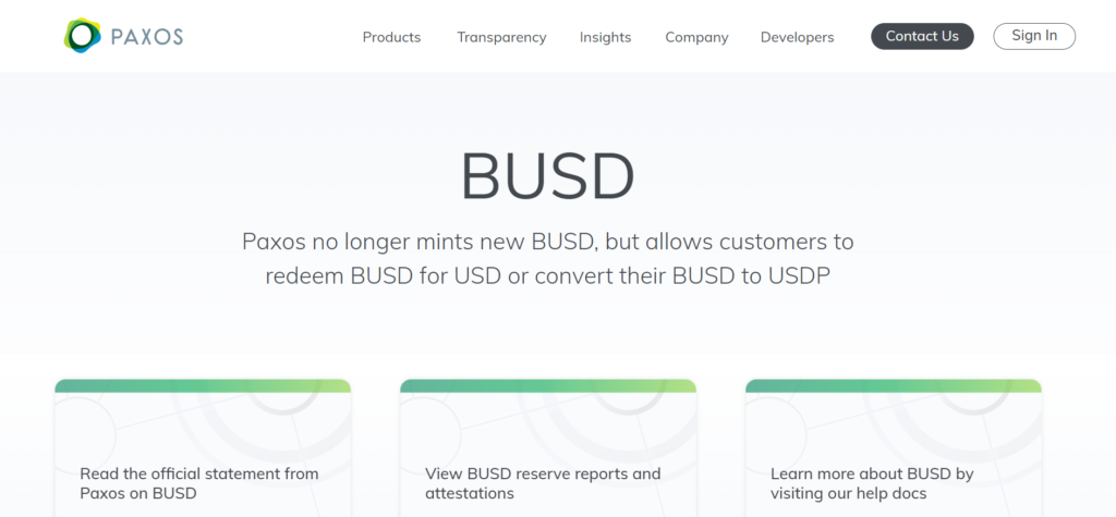 What Is BUSD?