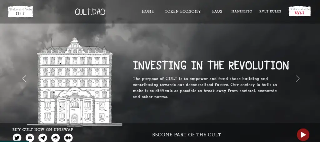 What Is Cult DAO?