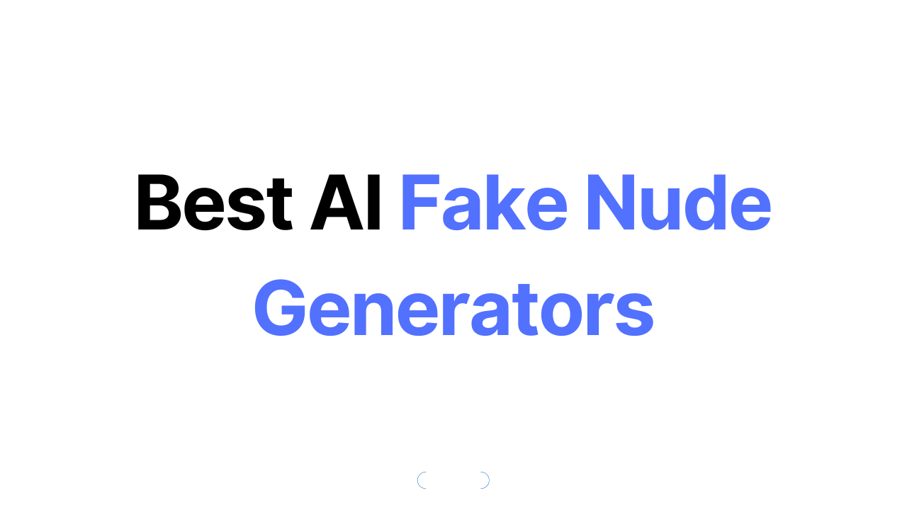 5 best AI Fake Nude Generators